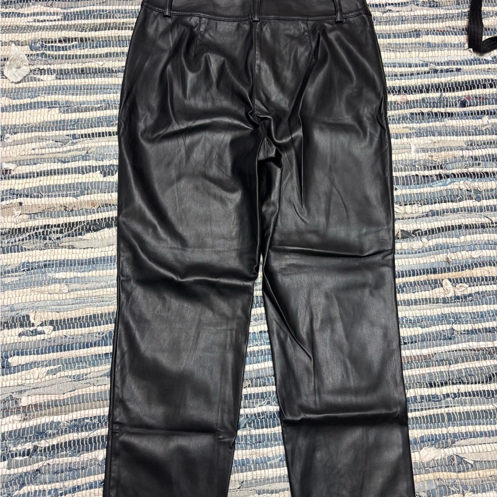* | LOFT | faux leather pants. Size 12. - Picture 2 of 6